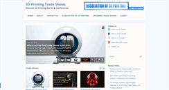 Desktop Screenshot of 3dprintingtradeshows.com